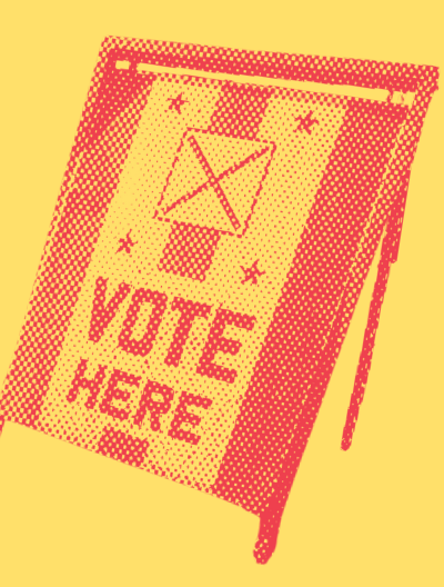 voting sign