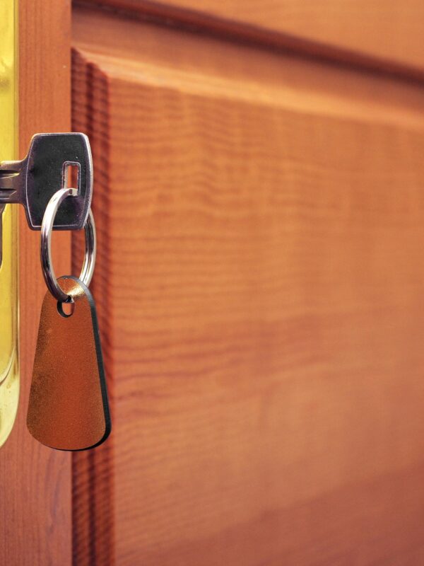 key in door