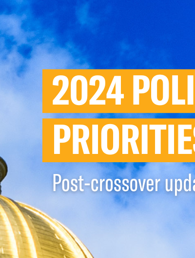 2024 Policy Priorities: Post-crossover update
