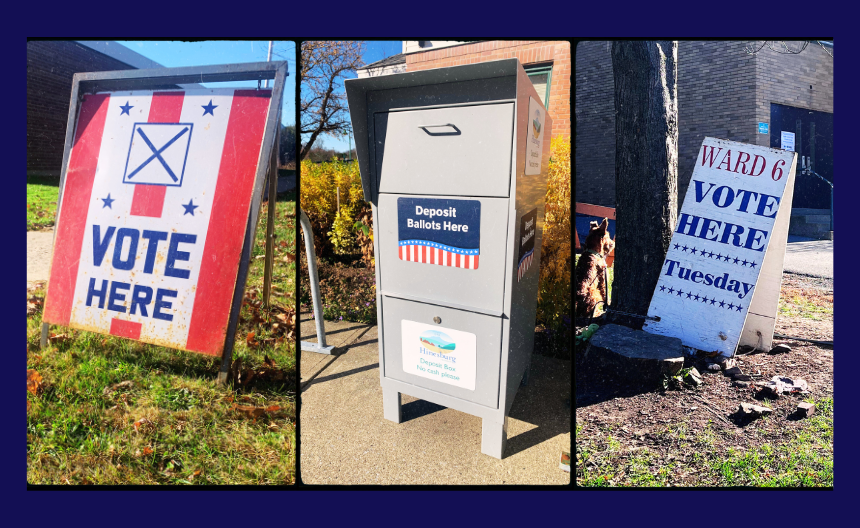 photos from 3 polling places in vermont