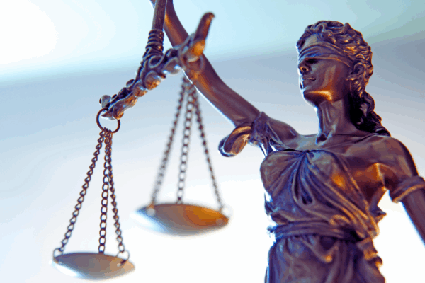 Lady justice statue