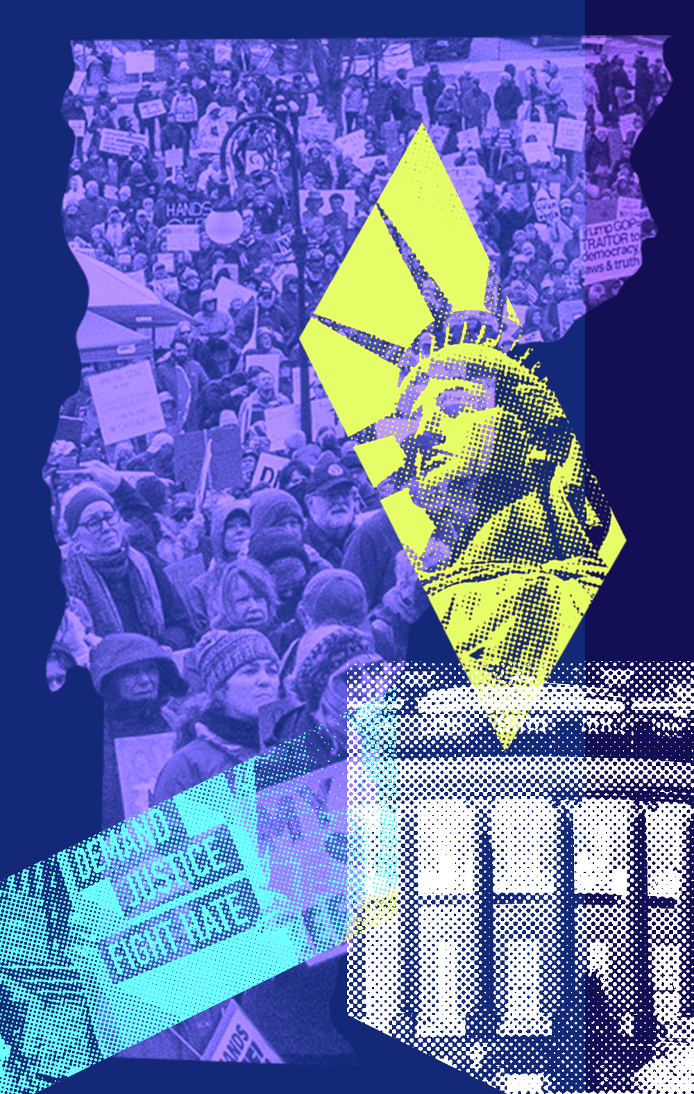 Firewall for Freedom, Statue of Liberty, Vermont State, supplemental graphics