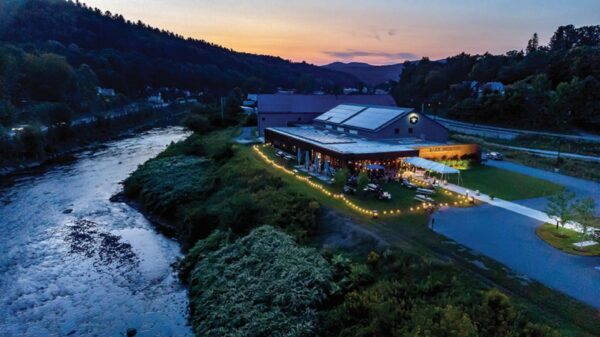 Aerial photo of Barr Hill, the Annual Meeting venue