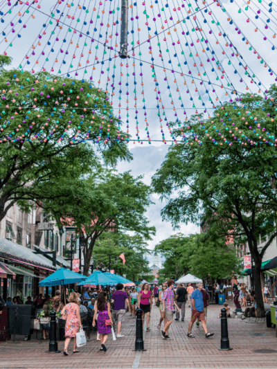 downtown Burlington, Vermont