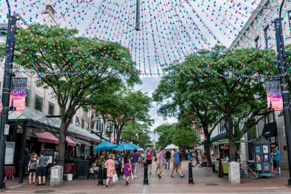 downtown Burlington, Vermont
