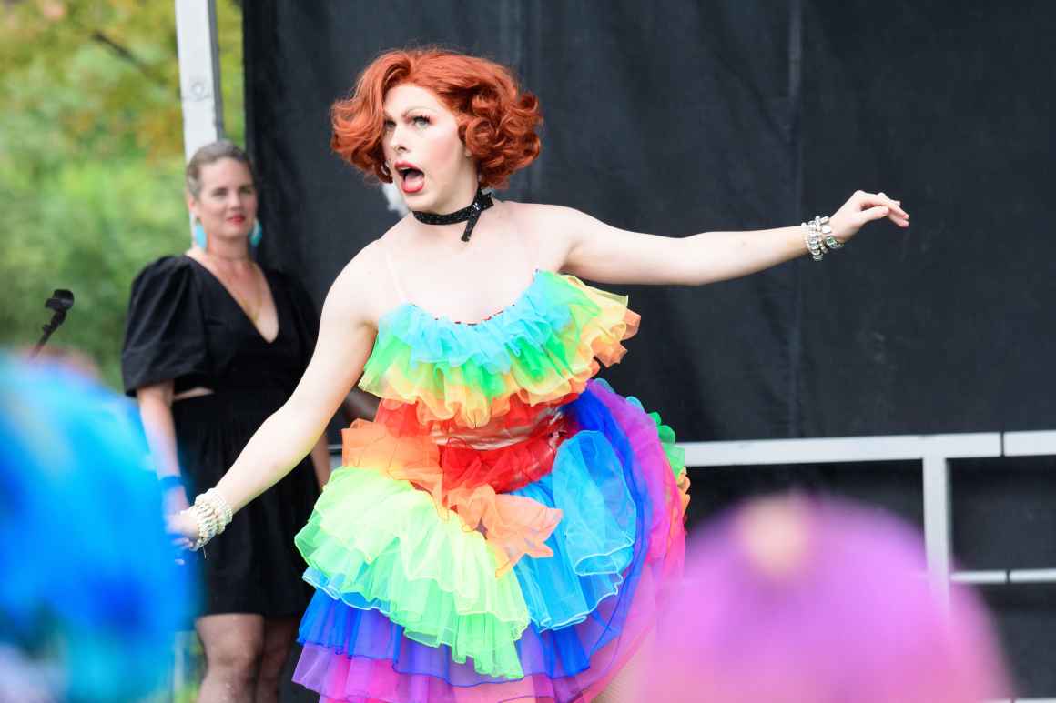 Pride performer