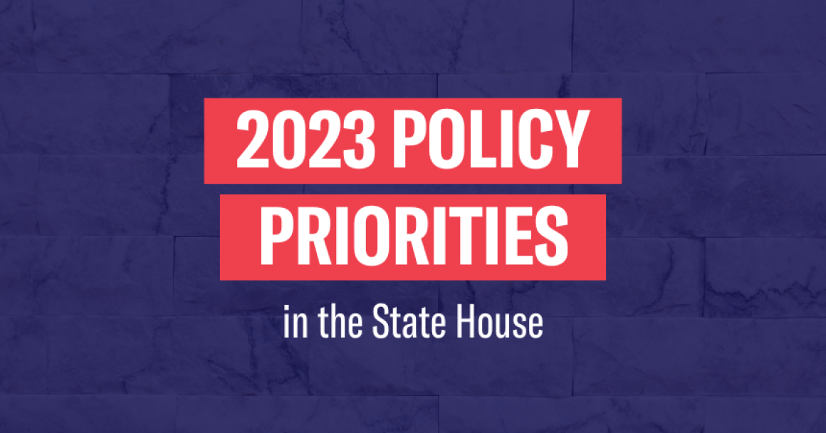 2023 Policy Priorities in the State House