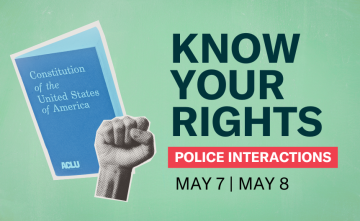 know your rights police interactions