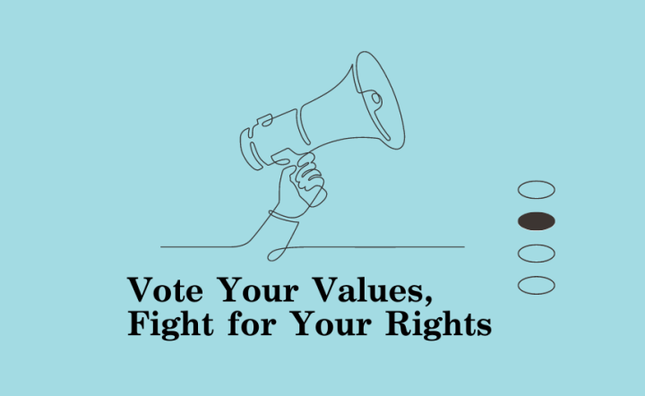 Vote your values, fight for your rights
