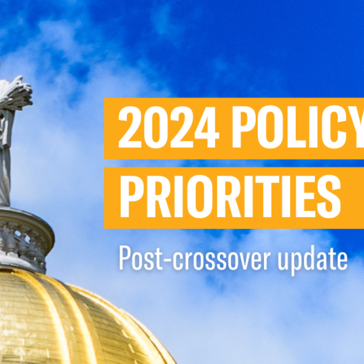 2024 Policy Priorities: Post-crossover update