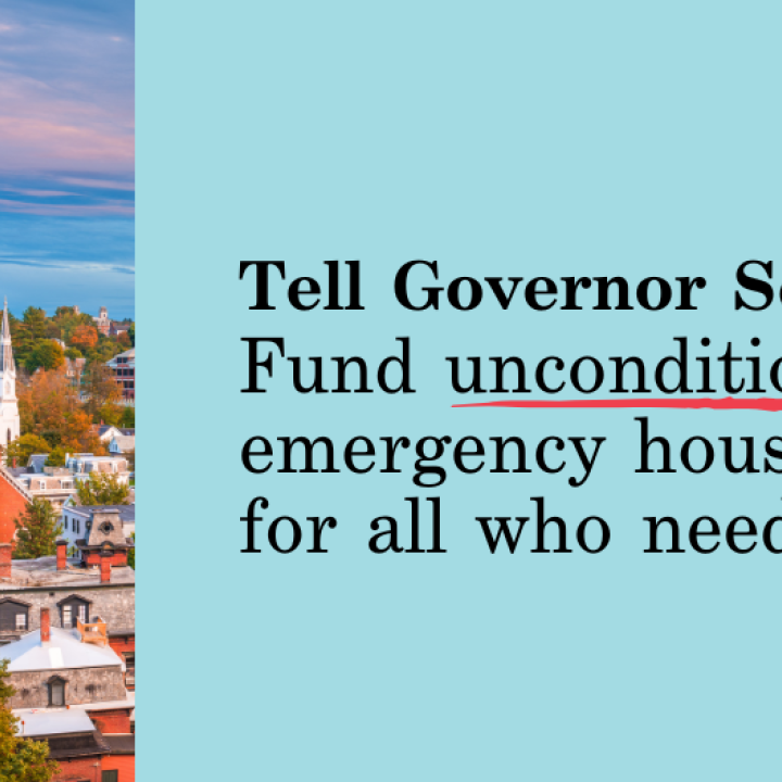 Tell Governor Scott: Fund unconditional emergency housing for all who need it