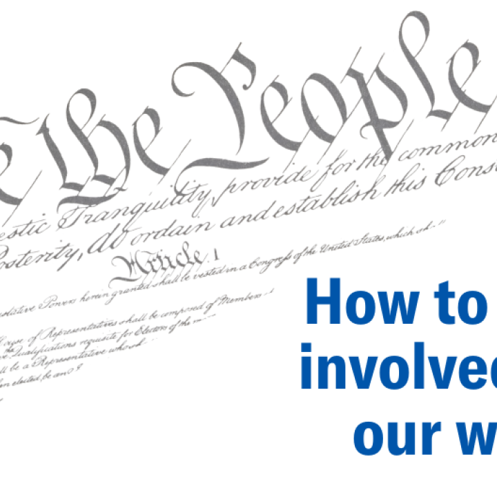 How to get involved in our work