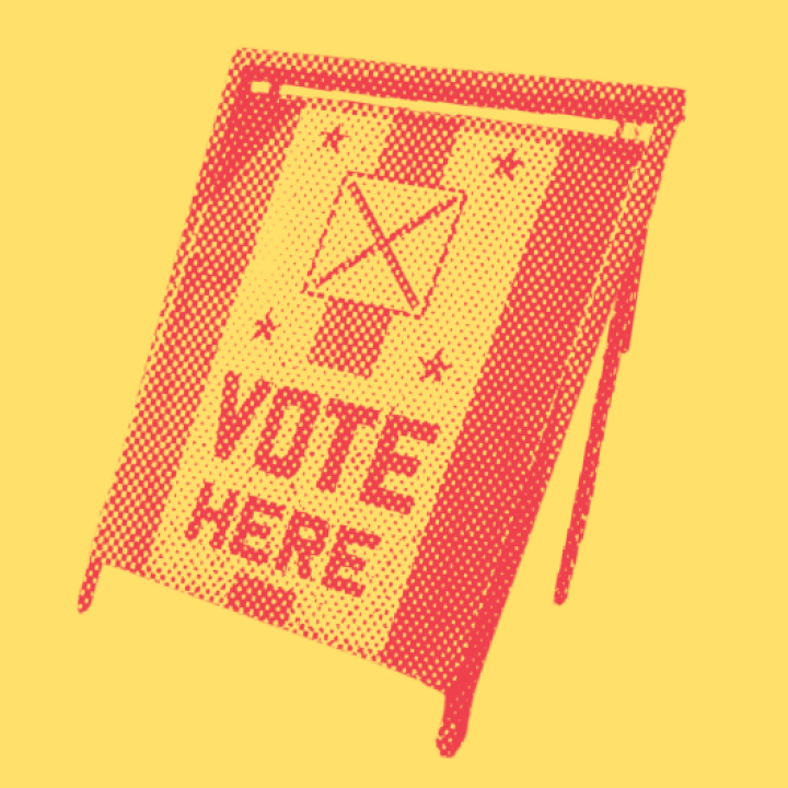 voting sign