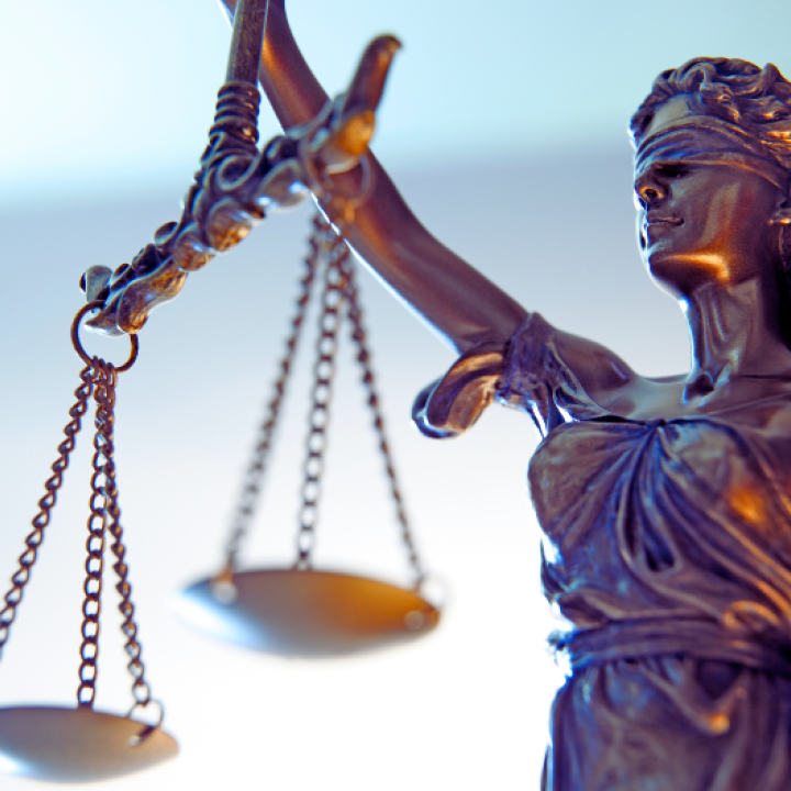 Lady justice statue