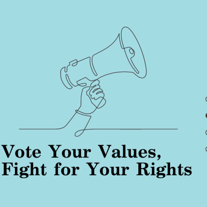 Vote your values, fight for your rights